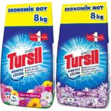 Tursil Matik 8 kg Taze Kır Çiçekleri + 8 kg Leylak Bahçesi Toz Çamaşır Deterjanı