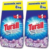 Tursil Matik Toz Çamaşır Deterjanı 16KG Leylak Bahçesi (106 Yıkama) Renkli/beyazlar (2pk*8kg) - 16 kg