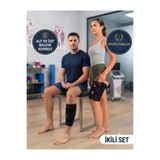 TURTİKA 2 Lİ Paket ALT ve ÜST Baldır Bacak Korse Baldır Destek Bandajı Ayarlanabilir Kaval Kemiği Korsesi Sıkıştırma