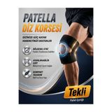 TURTİKA Profesyonel Dizlik Patella ve Menisküs Koruyucu Bandajlı Ortopedik Dizlik Korsesi
