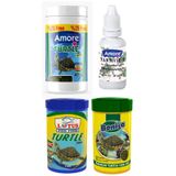 Turtle Food Sticks 125ml, Bonisa 100ml, Lotus 100ml Su Kaplumbağası Yüzen Yemi, Multivitamin