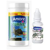 Turtle Green Calcium Sticks 125 Ml 50 Gr Su Kaplumbağası Yemi Vitamin Seti