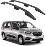 Turtle Opel Combo E 2019-2025 / Kısa Şasi Tavan Çıtası Crown Siyah
