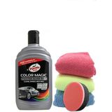 Turtle Wax Renkli Cila Gri 500 Ml 3 Adet Mikrofiber Bez Cila Süngeri
