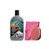 Turtle Wax Renkli Cila Gri 500 Ml + Uygulama Süngeri + 3 Bez