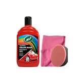 Turtle Wax Renkli Cila Kırmızı 500 ml Uygulama Süngeri Bez