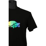 Turtte Batman Bisiklet Yk T-Shırt - Beyaz - Yeşil