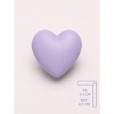 Turunç Aksesuar Küçük Tombul Kalp Kulp- En 4.5 cm Boy 4.5 cm Bebek Çocuk Genç Odası Dolap Mobilya Kulp - Lila