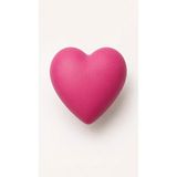 Turunç Aksesuar Küçük Tombul Kalp Kulp- En 4.5 cm Boy 4.5 cm Bebek Çocuk Genç Odası Dolap Mobilya Kulp - Pembe