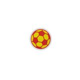TURUNÇ AKSESUAR Sarı Kırmızı Futbol Topu Kulp- Çap 5.5 Cm Bebek Çocuk Genç Odası Kulpları Dolap Mobilya Kulpu