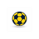 TURUNÇ AKSESUAR Sarı Lacivert Futbol Topu Kulp- Çap 5.5 Cm Bebek Çocuk Genç Odası Kulpları Dolap Mobilya Kulpu