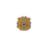 TURUNÇ AKSESUAR Sevimli Aslan Kulp- En 6 Cm Boy 7.5 Cm Bebek Çocuk Genç Odası Kulpları Dolap Çekmece Mobilya Kulpu