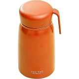 Turuncu 304 Çelik 380 ml Vakumlu Bebek Yoğurt Mama Saklama Termosu Mug cin494tr
