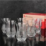 Turuncu 6'lı 160CC Çay Bardağı Seti, Şık ve Kullanışlı Ev ve Ofis Kullanımı Için - Seçenek 1
