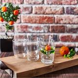 Turuncu 6'lı 250 ml Bardak Seti, Şık ve Dayanıklı Tasarım - Seçenek 1