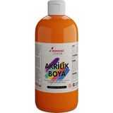 Turuncu Akrilik Boya 500 gr Sanatsal, Dekoratif, Hobi Amaçlı, Canlı Renkler