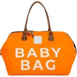 Turuncu Baby Bag Baskılı Bebek Bakım Çantası