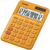 Turuncu Casio MS-20UC-RG 12 Haneli Masa Üstü Hesap Makinesi Pratik Özellikler