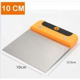 Turuncu Çikolata Spatulası, Sapsız, 10 Cm, Hassas ve Kullanışlı Mutfak Aracı - Altın - Seçenek 1