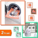 Turuncu Fermuarlı Hassas Çamaşır Ayakkabı Yıkama Filesi + Çamaşır Yıkama Filesi - 2Li Set V9g8a7