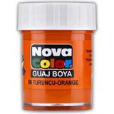 Turuncu Guaj Boya 25 Ml 1 Adet Nova Color Su Bazlı 25 Ml Guaj Boya Turuncu 1 Adet