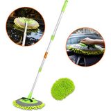 Turuncu Koli Turuncukoli Duvar Silme Mopu / Tavan Yüzey Silme Paspası/ Şönil Mikrofiber Mop Sprey Üçgen - Yeşil