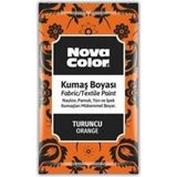Turuncu Kumaş Boyası Toz 12 Gr 1 Adet Nova Color Toz Kumaş Boyası Turuncu Kot Pantalon Gömlek Tişört Tekstil Kumaş Boyası 1 Adet