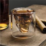 Turuncu Kuru Kafa Şekilli Viski Shot Bardakları Seti 2'li Büyük Boy - Seçenek 1