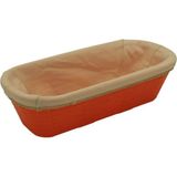 Turuncu Oval Hamur Mayalama Sepeti 30X13,5X8,5, Bezli, Hafif ve Şık Tasarım