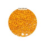 Turuncu Renk 4 Mm Yaklaşık 220 Adet/20 Gram Cam Boncuk Oya Yazma Bileklik Ve Kolye