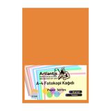 Turuncu Renkli A-4 Fotokopi Kağıdı 25 li 1 Paket Artlantis Fotokopi Renkli A4 Kağıdı