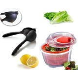 Turuncu Salata Kurutucu Ve Dokum Narenciye Limon Sikacagi 2Li Set