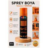 Turuncu Sprey Boya 200 Ml 1 Adet Südor Hızlı Kuruyan Renkli Profesyonel Canlı Renk Ahşap Plastik Demir Metal Porselen