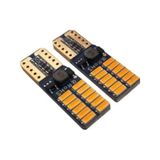 Turuncu T-10 Dipsiz 24 Led Canbuslı Park Ampulü 2 Adet