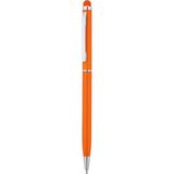 Turuncu Touchpen Kalem - Metal Dokunmatik Kişiye Özel Promosyon Kalem
