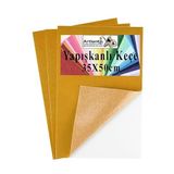 Turuncu Yapışkanlı Keçe 35X50 Cm 3 Adet 2.0 Mm Kendinden Yapışkanlı Renkli Hobi Keçesi Elişi Keçe Kumaşı Anasınıfı