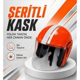 Turuncu Yarım Kask Motosiklet Kaskı Scooter Motor Bisiklet Kaskı Açık Model