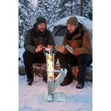 TuruncuFil Pelet Soba, Roket Soba, Kamp, Outdoor, Balkon, Teras, Yüksek Kalite Cam Soba-Pürmüz&Pelet HediyeliK
