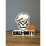 Turuncuhane Call Of Duty Ghost Logo Masaüstü Dekor Figür Hediyelik Playstation Xbox 16 cm