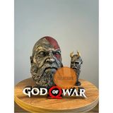 Turuncuhane Kratos Kulaklık Standı God Of War Logo Mimir 15 cm - 3 Adet Dekoratif Gamer Hediyelik