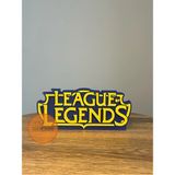 Turuncuhane League Of Legends Lol Logo Masaüstü Dekor Figür Hediyelik Playstation Xbox 15 cm