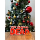 Turuncuhane The Walking Dead Logo Logo Masaüstü Dekor Koleksiyon Figürü Hediyelik Dekoratif Obje Masa Süsü 15 cm