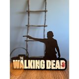 Turuncuhane The Walking Dead Logo Masaüstü Dekor Koleksiyon Figürü Hediyelik Dekoratif Obje Masa Süsü 18 cm