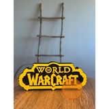 Turuncuhane World Of Warcraft Logo Gamer Odası Masaüstü Dekor Figür Hediyelik Playstation Xbox Koleksiyon