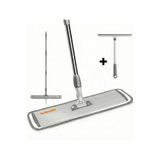 Turuncukoli Dev Boy Mop Yer Silme Paspası | Silikon Cam Çekçek | Sağlam Teleskopik Sap |Mikrofiber Sprey Sihirli