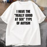 Türünde Gerçekten Iyi Var T Shirt Komik Mizah Tee Grafik T-Shirt Y2K Elbise Pamuk 2793 - Beyaz - XL