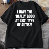 Türünde Gerçekten Iyi Var T Shirt Komik Mizah Tee Grafik T-Shirt Y2K Elbise Pamuk 2793 - Siyah