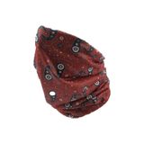 Tusah Bandana Boyunluk, Spor Boyun Isıtıcı, Tüp Eşarp, Polyester, Desenli, Unisex