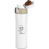 Tusah Çift Katman Paslanmaz Çelik 500 ml Termos Bardak - Standart - Beyaz