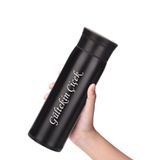 Tusah Çift Katman Termos Paslanmaz 500 Ml Süzgeçli Tek Ebat Siyah